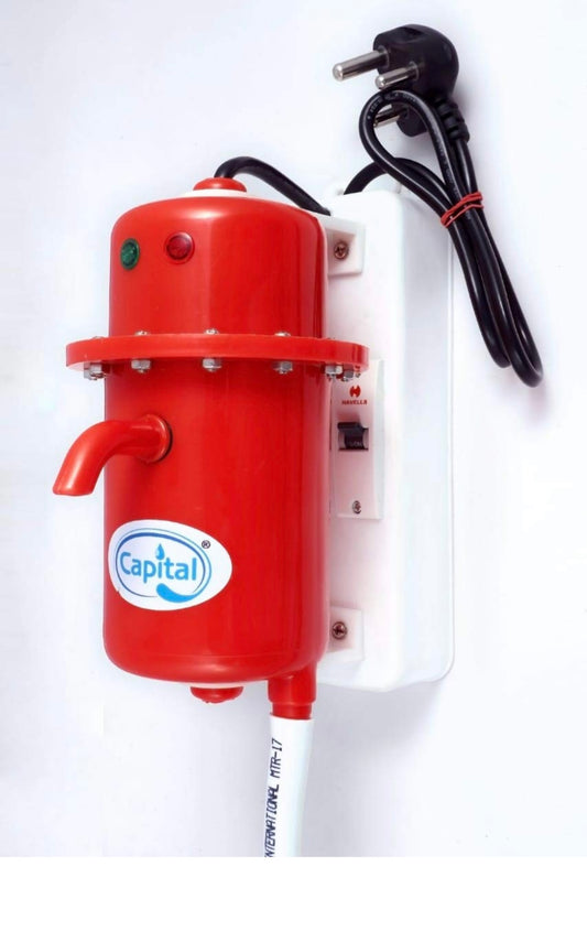 Portable Electric Water Geyser | Instant Hot Water Heater | Compact & Energy Efficient