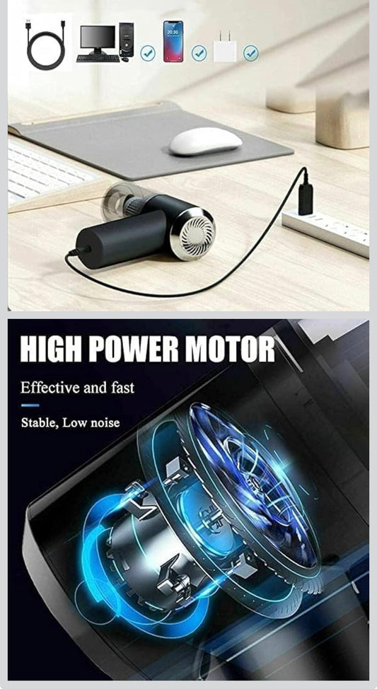 Wireless Handheld Vacuum Cleaner | Cordless Powerful Suction | Portable Cleaning Machine